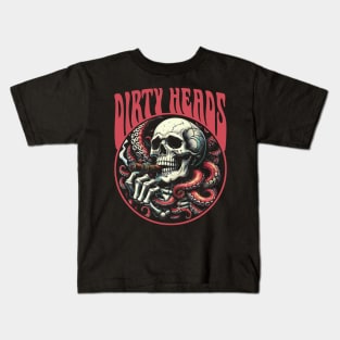 Dirty Heads - Smoking Skull Kids T-Shirt